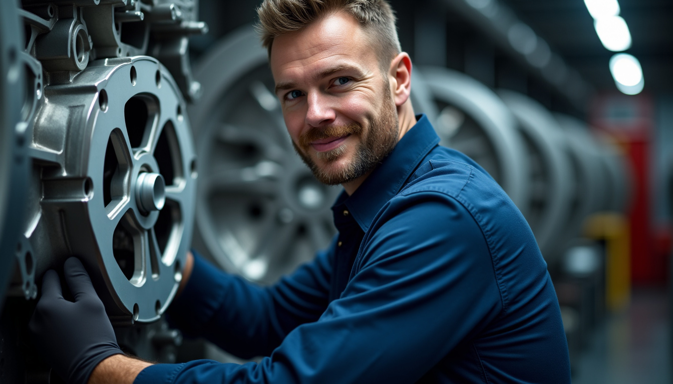 Mécanicien en train de vérifier un moteur TU durant une révision
