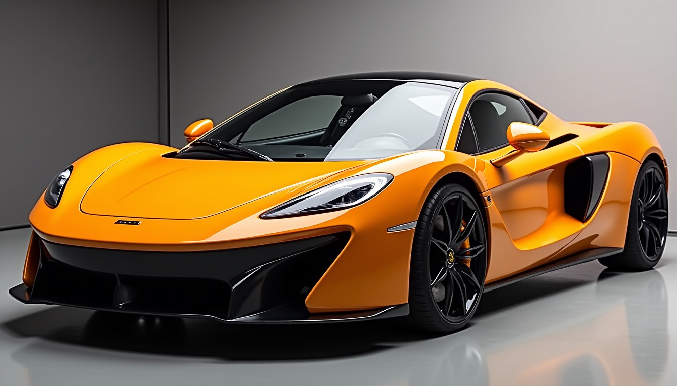 Présentation de la McLaren F1 MCL40 en livrée spéciale lors d