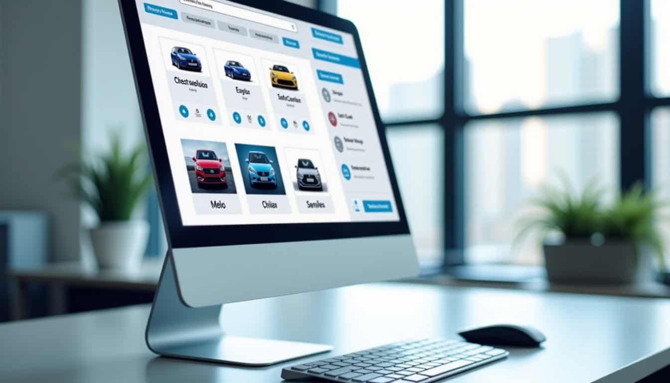 Interface de gestion des annonces de véhicules d